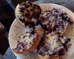 Maine wild blueberry muffins