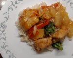 Stir fry pineapple chicken